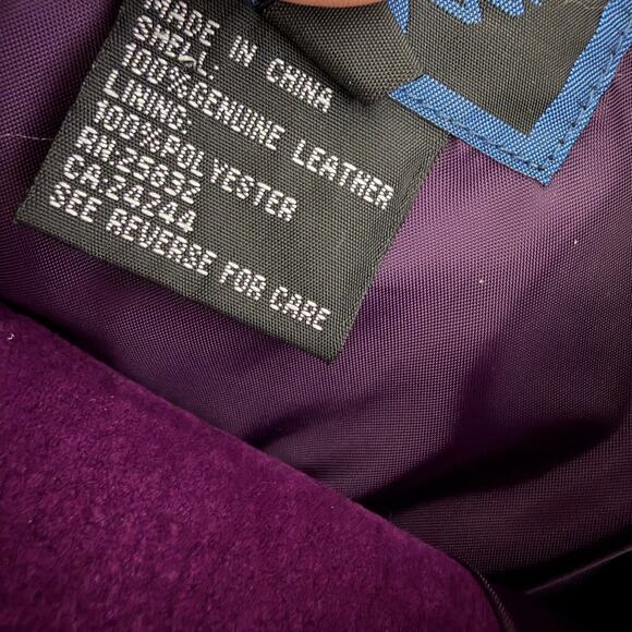 Cripple Creek Suede Vest Womens Medium Purple Cowgirl Western Rhinestones Bling - Picture 12 of 12